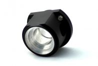 4 axis milled and anodized aluminum part used in the Optics Industry.