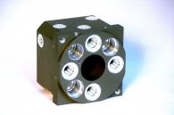 A large aluminum hydraulic valve used in the Timber Industry.